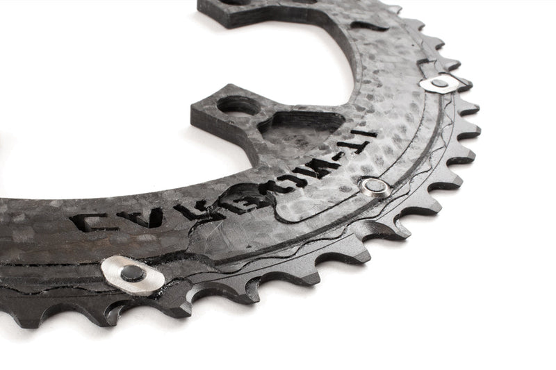 Carbon-Ti X-Carboring EVO Carbon Chainring (outer) BCD4x110