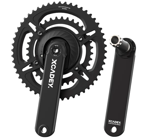 XCADEY Hollowtech Lightweight Titanium Spindle Crankset (PM option available)