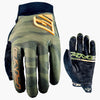 FIVE XR-Pro MTB Gloves - Camo Khaki/Fluro Orange