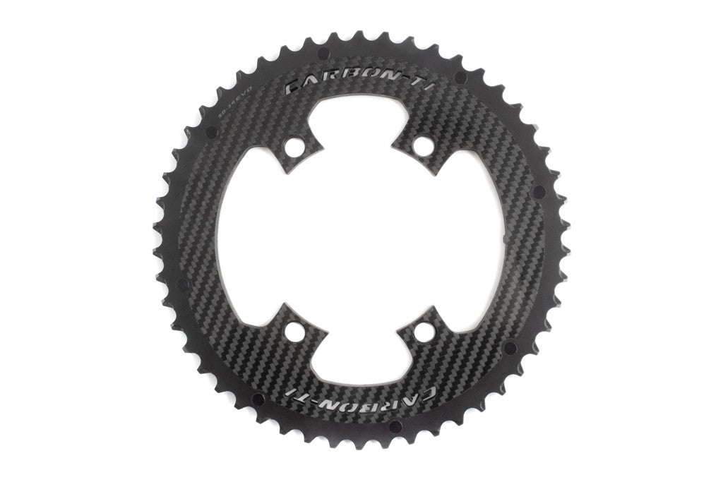 Carbon-Ti X-Carboring EVO Carbon Chainring (outer) BCD4x110